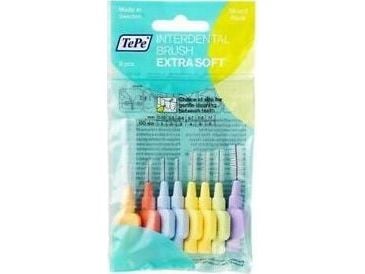 TePe Extra Soft Interdental Harjat 1-6 Mix 8 kpl