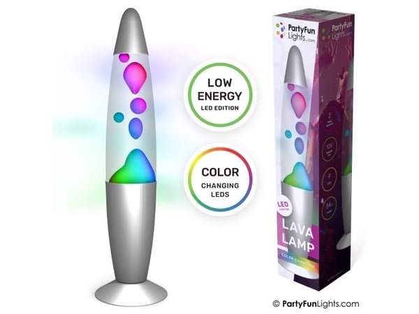 Nielsen Light bordlampe Lava-lampe - flerfarget H: 34 cm