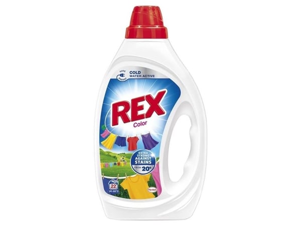 REX GEL vaskemiddel REXCOLOR 22W 0.99L