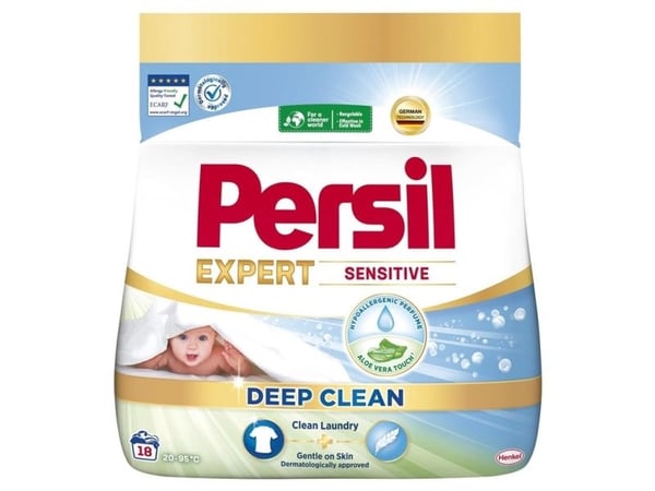 Persil Expert Sensitive vaskepulver for hvite tekstiler 990 g