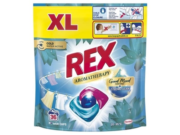 Rex Aromatherapy Lotus universalkapslar för tvätt, 36 st