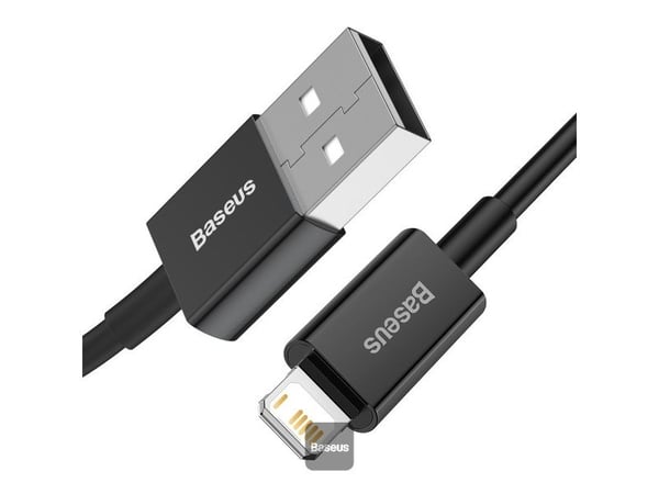 Baseus CALYS-C01, 2 m, Lightning, USB A, Hankjønn, Hankjønn, Svart Baseus CALYS-C01, 2 m, Lightning, USB A, Hankjønn, Hankjønn, Svart