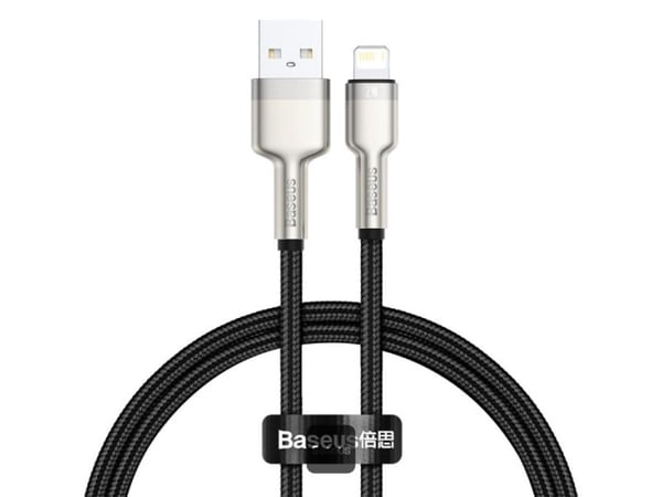 Baseus CALJK-01, 0,25 m, Lightning, USB A, Hankjønn, Hankjønn, Sort