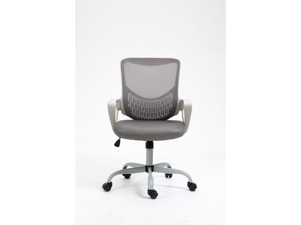 Activejet YK507 SZ, Polstret Sete, Mesh Ryggstø, Grå, Grå, Skum, Stoff