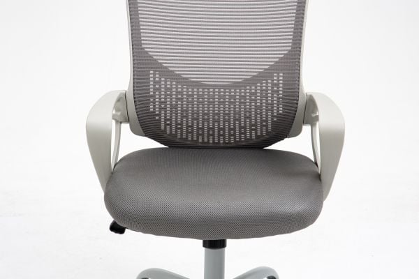 Activejet YK507 SZ, Polstret Sete, Mesh Ryggstø, Grå, Grå, Skum, Stoff
