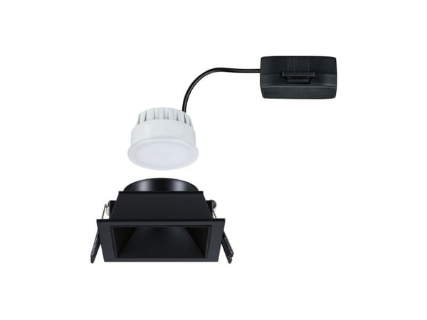 Paulmann Cole, Nedtryckbar spotlight, 3 lampor, LED, 2700 K, 470 LM, Svart