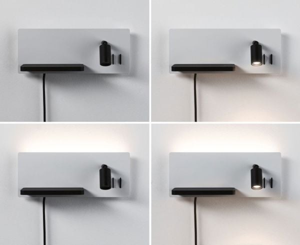 Paulmann Serra, innfelt, 1 pære(r), 2700 K, IP20, svart