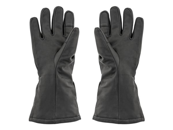 Uppvärmda läderhandskar för vardagsbruk, storlekar: L, XL