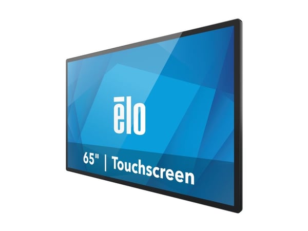 Elo 6554L - 65" Diagonalklasse (64.5" synlig) LED-bakgrunnsbelyst LCD-skjerm - intelligent skilting - med berøringsskjerm - 4K UHD (2160p) 3840 x 2...