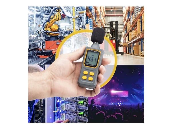 Startech Handheld Digital Sound Meter, Noise/Decibel Level Reader - Ljudmätare - svart