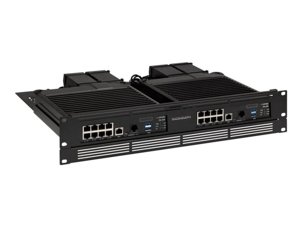 Rackmount.IT PA-Rack - Monteringssett for nettverksenhet - rackmonterbar - kullsort - 1.3U - 19" - for Palo PA-440, PA-450, PA-460