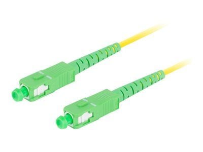 Lanberg - Koblingskabel - SC/APC-enkeltmodus (hann) til SC/APC-enkeltmodus (hann) - 0.5 m - 3 mm - fiberoptisk - simpleks - 9 / 125 micron - G.657.... Lanberg - Koblingskabel - SC/APC-enkeltmodus (hann) til SC/APC-enkeltmodus (hann) - 0.5 m - 3 mm - fiberoptisk - simpleks - 9 / 125 micron - G.657....