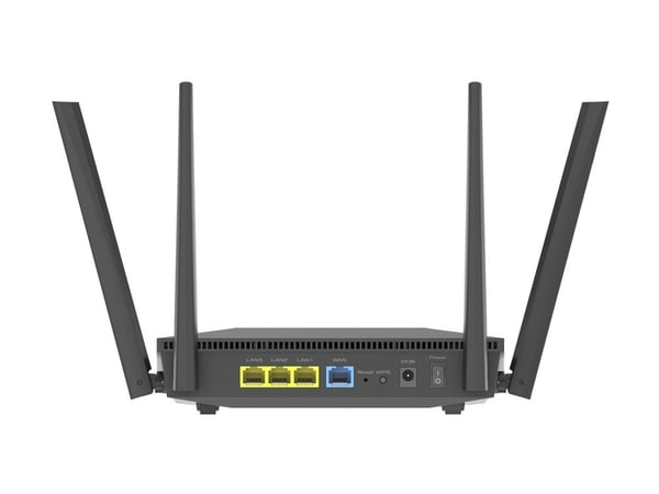 ASUS RT-AX52 - Trådløs ruter 3-portssvitsj - 1GbE - Wi-Fi 6 - Trippelbånd