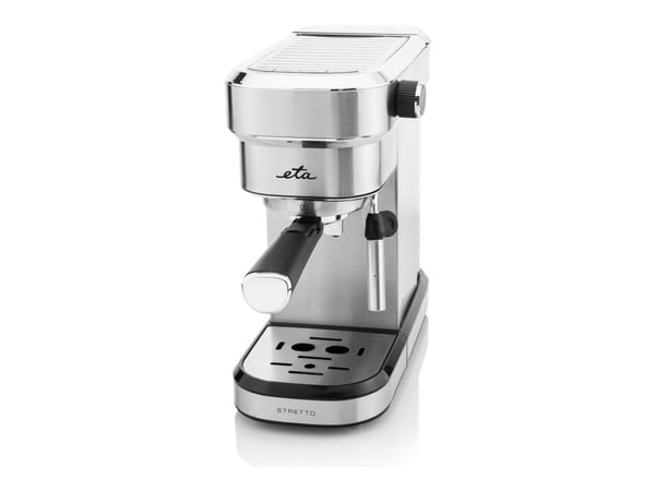 ETA Stretto 2180 90000 - Kaffemaskin med melkeskummer - 15 bar - rustfritt stål