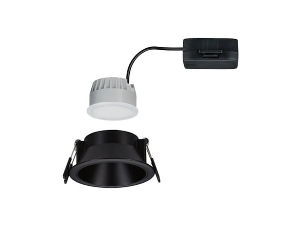 Paulmann 94871, 1 lampor, LED, 2700 K, 470 LM, IP44, Svart