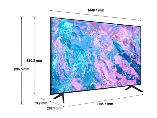 Samsung HG65CU700EU - 65" Diagonalklasse HCU7000 Series LED-bakgrunnsbelyst LCD TV - Crystal UHD - hotell / reiseliv - Tizen OS - 4K UHD (2160p) 38...