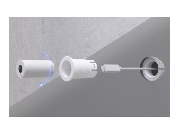Ubiquiti AI Theta - Nettverksovervåkingskamera - farge (Dag og natt) - 3264 x 2448 - fastfokal - lyd - GbE - H.264 - PoE