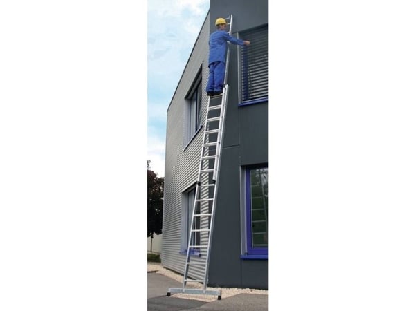 MUNK Günzburger Steigtechnik 20406 aluminium stillas-/skyvestige montering med verktøy arbeidshøyde (maks.): 4,1 m