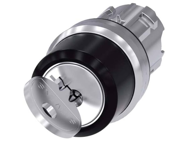 Siemens 3SU10504CF010AA0 nyckelbrytare 1 x 90° IP66, IP67, IP69/IP69K 1 st