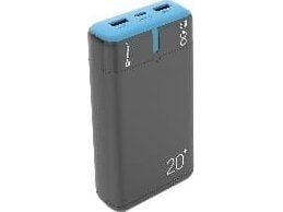 Tracer EnerGen - Strømbank - 20000 mAh - 37 Wh - 22.5 watt - 3 A - PD, QC 3.0 - 3 utgangskontakter (2 x USB, USB-C)