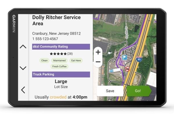 Garmin GPS-navigointi Garmin Dezl LGV820, EU MT-D Kuorma-auto/LKW-navigointi