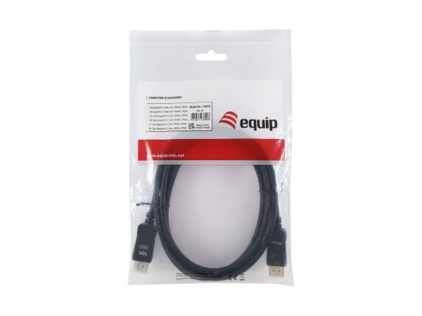Equip 119272, 2 m, DisplayPort, DisplayPort, Hankjønn, Hankjønn, 15360 x 8640 piksler