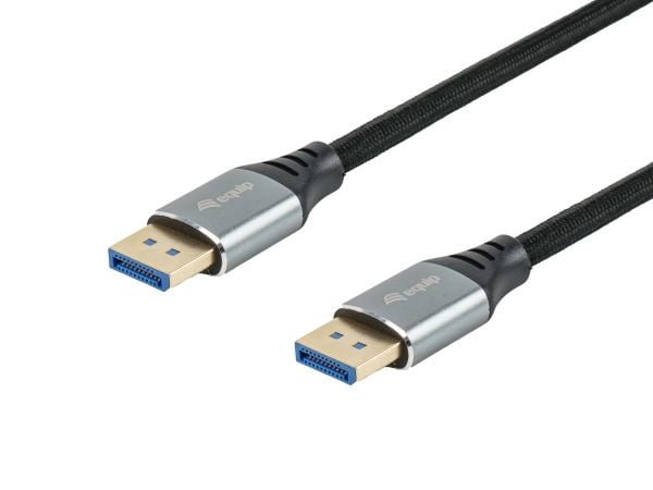 Equip 119283, 3 m, DisplayPort, DisplayPort, Hankjønn, Hankjønn, 15360 x 8640 piksler