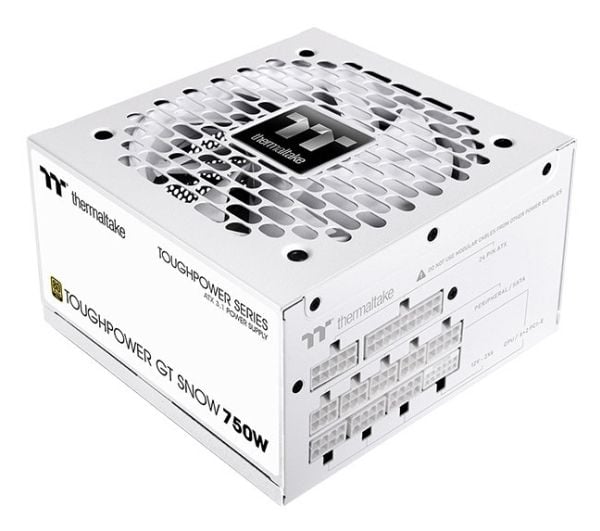 Thermaltake ToughPower GT 750W - Strømforsyning (intern) - ATX12V 3.1/ EPS12V - 80 PLUS Gold - AC 100-240 V - 750 watt - aktiv PFC - snø