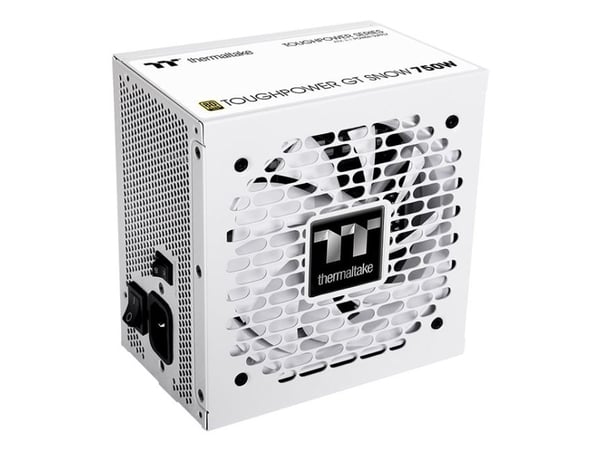 Thermaltake ToughPower GT 750W - Strømforsyning (intern) - ATX12V 3.1/ EPS12V - 80 PLUS Gold - AC 100-240 V - 750 watt - aktiv PFC - snø