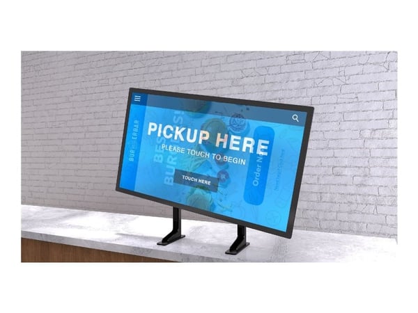 Elo 6554L - 65" Diagonalklasse (64.5" synlig) LED-bakgrunnsbelyst LCD-skjerm - intelligent skilting - med berøringsskjerm - 4K UHD (2160p) 3840 x 2...