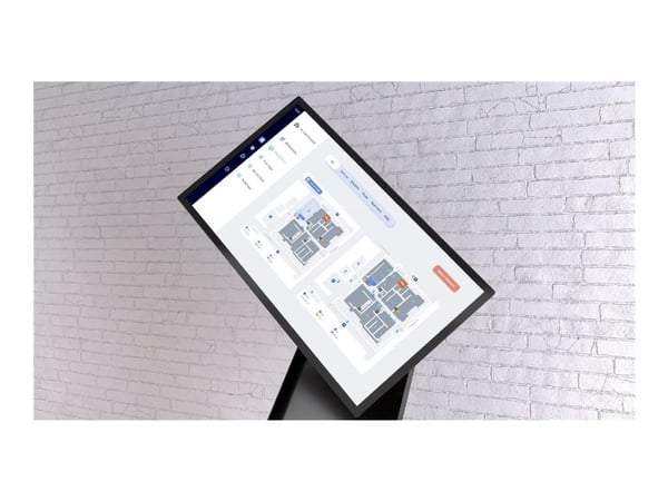 Elo 6554L - 65" Diagonalklasse (64.5" synlig) LED-bakgrunnsbelyst LCD-skjerm - intelligent skilting - med berøringsskjerm - 4K UHD (2160p) 3840 x 2...