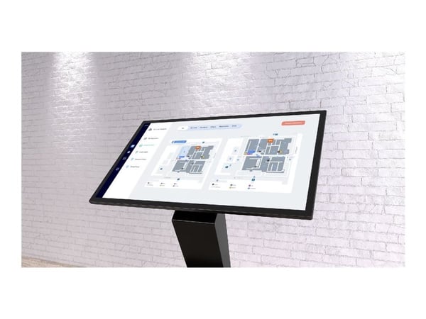Elo 6554L - 65" Diagonalklasse (64.5" synlig) LED-bakgrunnsbelyst LCD-skjerm - intelligent skilting - med berøringsskjerm - 4K UHD (2160p) 3840 x 2...