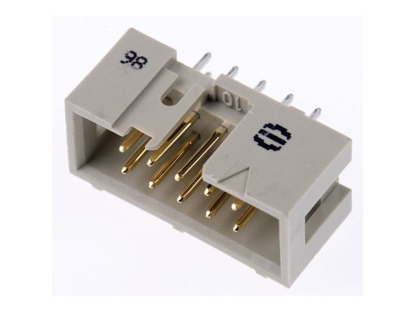 Harting 09 18 510 6324, PCB 10-Pin M, Beige, Kestomuovinen hartsi, Kupariseos, 20 mO, 1000 V