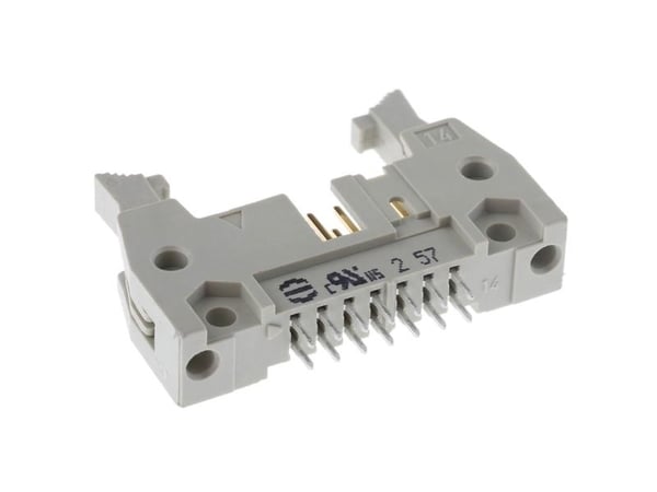 Harting 09 18 514 6904, PCB 10-Pin M, Harmaa, Kestomuovinen hartsi, Kupariseos, 20 mO, 1000 V