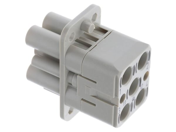 HARTING 09120063141 tilkoblingsinnsats Han® Q 4 + 2 + PE crimp, 1 stk
