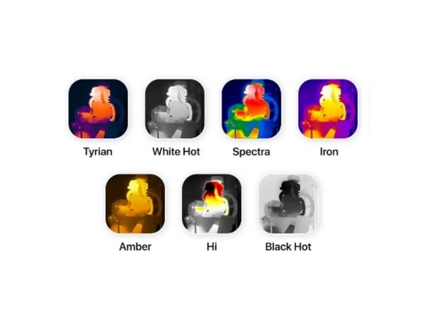 Seek Thermal CQ-ABAX, 320 x 240 piksler, -20 - 330 °C, Rav, Black Hot, Ironbow, Hvit varm, 35 mK, 25 Hz, Termisk