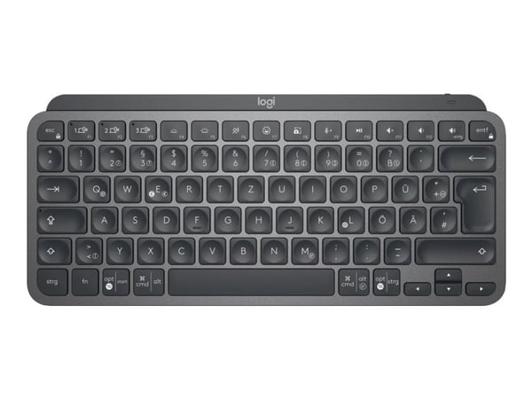 Logitech MX Keys Mini for Business - Tangentbord - bakgrundsbelyst - trådlös - Bluetooth LE - QWERTY - spanska - Europa - grafit