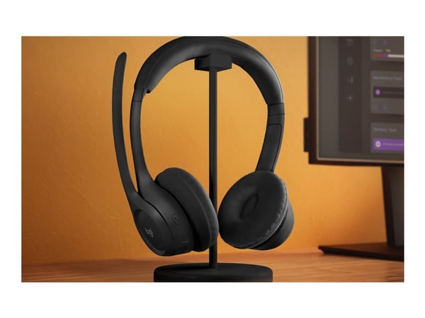 Logitech Zone 300 - Headset - på örat - Bluetooth - trådlös - midnattssvart