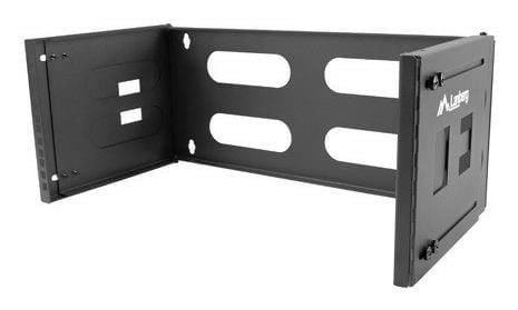 Lanberg - Rackfästen - väggmontering - svart - 4U - 19"