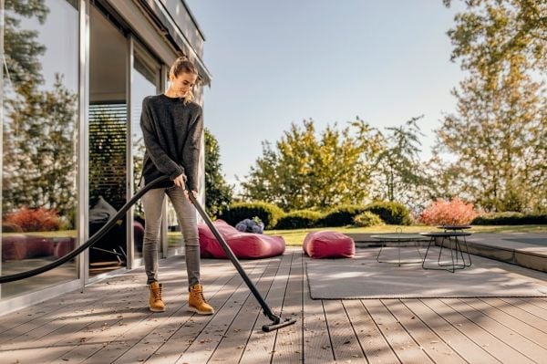 Kärcher WD 2 Plus S V-15/4/18 - Støvsuger - kanister - pose / uten pose - gul