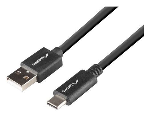 Lanberg USB-A - USB-C USB-kabel 1,8 m Svart (1_816378)