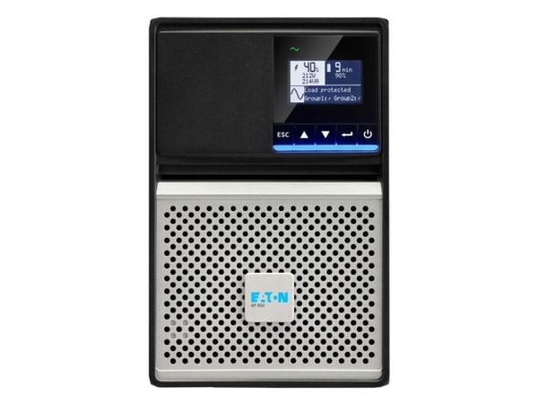 Eaton 5P 650i - Gen 2 - UPS - AC 200-240 V - 650 VA - ventilregulert blysyre (VRLA) - 9 Ah - RS-232, USB - utgangskontakter: 4