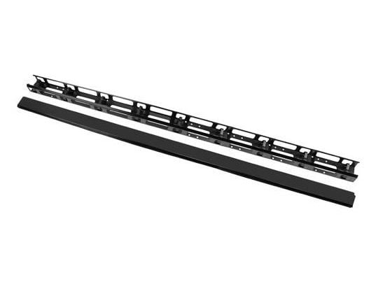Lanberg - Rackkabelstyringspanel (vertikal) - svart - 42U - 19" (en pakke 2)
