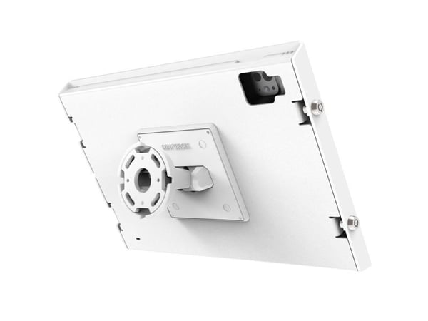 Compulocks iPad Air M2 & M3 13" Apex Enclosure Tilting Wall Mount - White - Innhegning - synlige foran/bak kamera og sensorer - for nettbrett - lås...