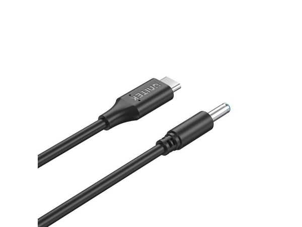 Unitek USB-C - DC 4.5 x 3.0mm 1.8 m USB-kaapeli Musta (C14117BK-1.8M)