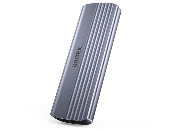 Unitek Bay Unitek M.2 PCIe NVMe-stasjonskabinett, USB-C 10 Gbps, aluminium