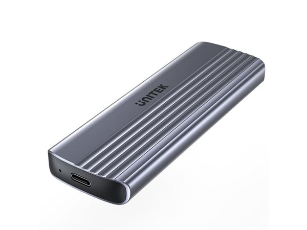 Unitek Bay Unitek M.2 PCIe NVMe-stasjonskabinett, USB-C 10 Gbps, aluminium