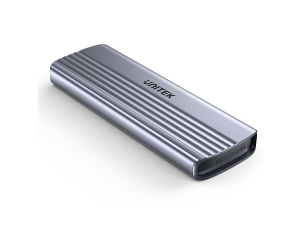 Unitek Bay Unitek M.2 PCIe NVMe-stasjonskabinett, USB-C 10 Gbps, aluminium