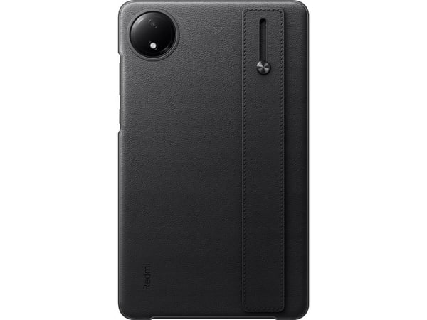 Xiaomi - Baksidedeksel for nettbrett - lær, metall, mikrofiber - svart - for Xiaomi Redmi Pad SE