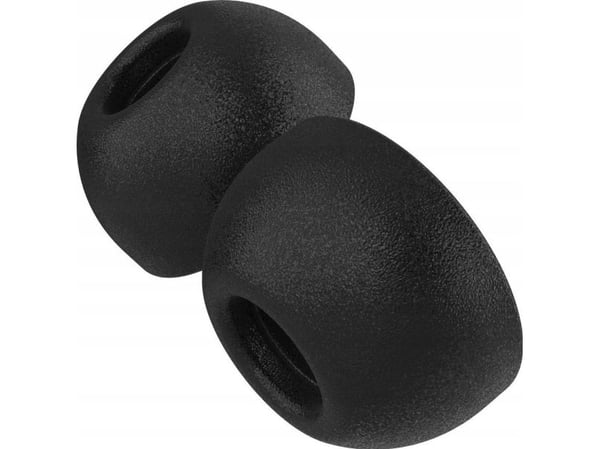 FIXED Plugs Pro - Øretipssett for trådløse hodetelefoner - svart - for Apple AirPods